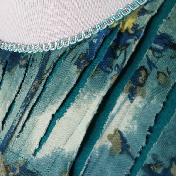 Teal Retro Top - Picture 3 of 4